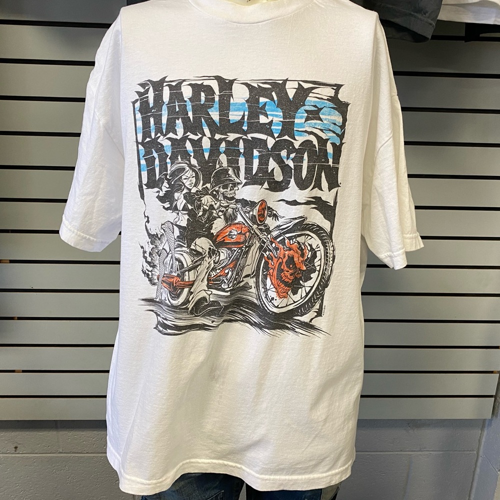 Harley Davidson T-shirt Large white